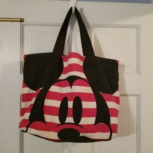Disney Mickey & Minnie Tote bag reversible EUC